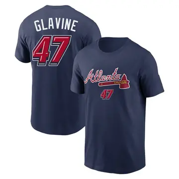 Men's Tom Glavine Atlanta Braves Navy 2025 Speedway Classic Name & Number T-Shirt