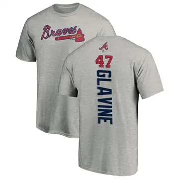 Youth Tom Glavine Atlanta Braves Backer T-Shirt - Ash