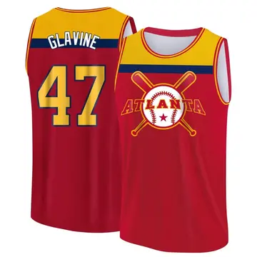 Youth Tom Glavine Atlanta Braves Red/Yellow Baseball Legend Tank Top
